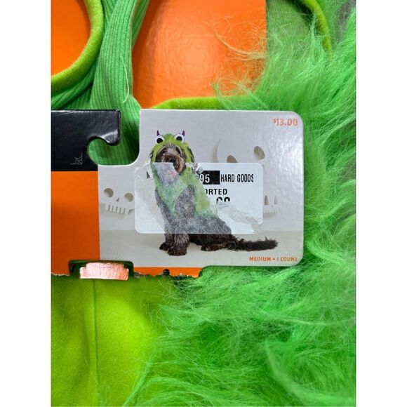 Hyde and Eek Green Monster Cat and Dog Hoodie Halloween Costume Size M - Picture 11 of 12